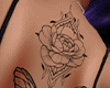 rosefly Back Tattoo