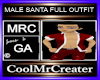 MALE SANTA FULL OUTFIT