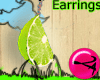MORF Lime Slice Earrings