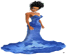 Long Eva Blue Gown