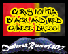 CL Rd&Blk Chinese Dress!