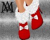 *Xmas Ankle Boots/Red