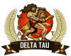 Delta Tau Mascot & Sun