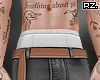 rz. Grey Pant With Belt