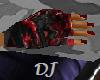 DJ- Black Red Gloves
