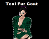 Teal Fur Coat