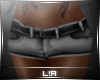 L!A short pants bw2