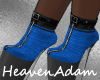 Liza heels blue black