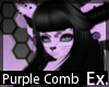 [EX]Purple Comb Hair