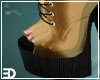 Black Gold Sheer Boots
