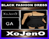BLACK FASHION DRESS