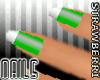 !! Basic Green Manicure