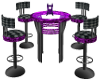 (H)Purple chair set