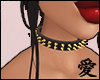 e| spiked collar GOLD