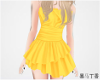 Lils| Lemon petal dress.