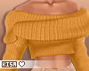 K|MustardCozyCropSweater