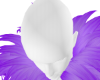 purple shoulder fur