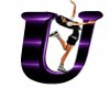 MZ Purple Letter U Pose