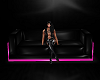 pvc couch pink neon