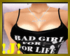 !J! BadGirl For Life Black Top