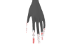 Red & White Bandana Nail