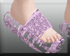 purple gelly slipper