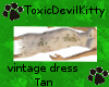 TDK!Vintage dress Tan