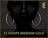EF Hoops Medium Gold