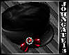 Victorian Bow Hat Red