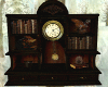 H. Antique Clock / shelf