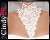 *CPR White Lace Choker