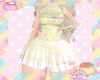 cutesy pastel yellow