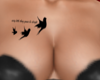 $S$ Birds chest tattoo