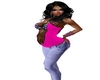 Pink Blue Prego Outfit