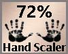 Hand Scale 72% F