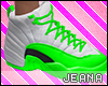 !J! Kicks Neon Green