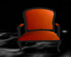 Orange n blk chair