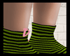 Beetlejuice Green Socks