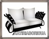 KT BLK/WHI SOFA FOR 2