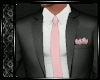 Grey & Pink 3 Piece Suit