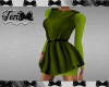 Fall Leaves Sweater Dres