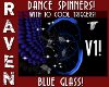 BLUE GLASS SPINNER V1!