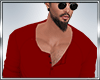 Red Open Collar