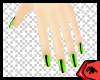 Green Nails Small Hands