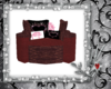 Burgundy cuddle chair