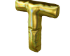 Letter T Golden Balloon