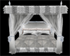 RH White Canopy Bed