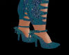*GJ*Elegante Blue Heels