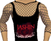 Jashin fishnet shirt