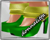 shoes green bt